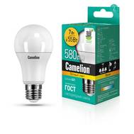 Лампа светодиодная CAMELION LED7-A60/830/E27