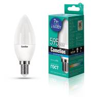 Лампа светодиодная CAMELION LED7-C35/865/E14