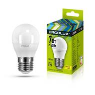 Лампа светодиодная ERGOLUX LED-G45-7W-E27-3K
