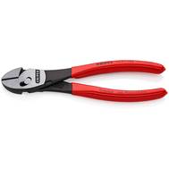 Бокорезы KNIPEX KN-7371180 TwinForce® c двойным шарниром, 180 мм, фосф., обливные ручки