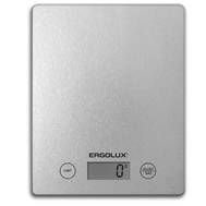 Весы кухонные ERGOLUX ELX-SK02-C03 серые металлик, до 5 кг, 195*142 мм