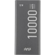 Power Bank HIPER METAL 10K SPACE GRAY 10000mAh 2.4A 2xUSB темно-серый