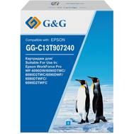 Картридж G&G GG-C13T907240 голубой (120мл) для WorkForce Pro WF-6090DW/6090DTWC/6090D2TWC/6590DWF