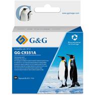 Картридж G&G GG-C9351A № 21 черный (17мл) для DJ 3920/3940/D1360/D1460/D1470/D1560/D2330/D2360/D243