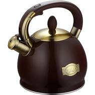 Чайник KELLI KL-4556 шоколадный металлический на газ 3л