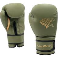 Перчатки боксерские KOUGAR KO900-6, 6oz, темно-зеленый