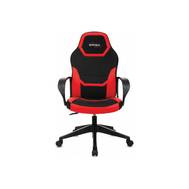 Кресло игровое BRABIX Alpha GM-018, ткань/экокожа, черное/красное, 532637, GM-018_532637