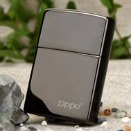 Зажигалка Zippo №150ZL* с покрытием Black Ice, латунь/сталь, чёрная с фирменным логотипом