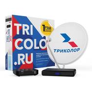 Комплект спутникового ТВ ТРИКОЛОР Европа Ultra HD GS B623L+С592+1год