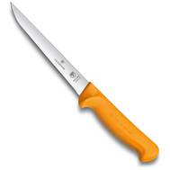 Нож кухонный VICTORINOX Swibo/(5.8401.18) стальной обвалочный для мяса лезв.180мм прямая заточка жел