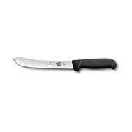 Нож кухонный VICTORINOX Swibo/(5.7603.20) стальной разделочный лезв.200мм прямая заточка черный.