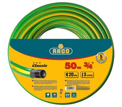 Шланг поливочный Raco 40306-3/4-50 CLASSIC