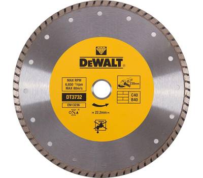 Диск алмазный DeWalt ф230 универсальный DT3732