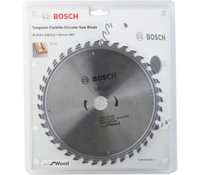 Диск пильный BOSCH 254х30х 40 ECO (383)