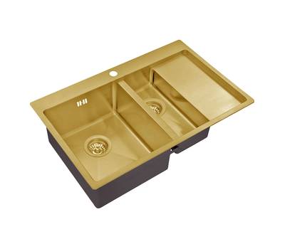 Мойка для кухни ZorG Sanitary SZR 5178-2-L BRONZE