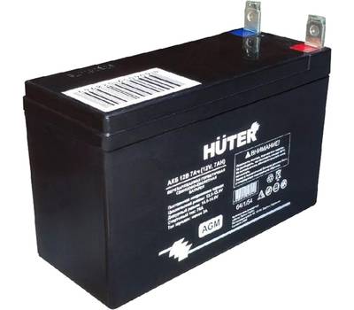Батарея аккумуляторная HUTER 12В 7Ач