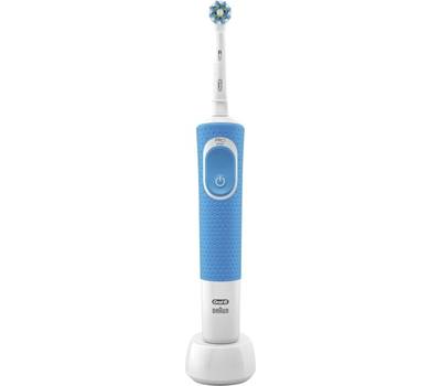 Электрическая зубная щетка ORAL-B Vitality CrossAction 100 белый/синий