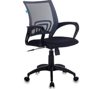Офисное кресло БЮРОКРАТ CH-695N спинка сетка серый TW-04 сиденье черный TW-11 сетка/ткань
