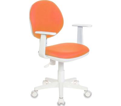 Офисное кресло БЮРОКРАТ Ch-W356AXSN оранжевый 15-75 колеса белый (пластик белый)