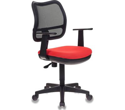 Офисное кресло БЮРОКРАТ Ch-797AXSN спинка сетка черный сиденье красный 26-22 сетка/ткань