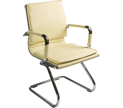 Офисное кресло БЮРОКРАТ Ch-993-Low-V низкая спинка слоновая кость искусственная кожа