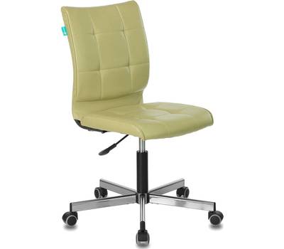 Офисное кресло БЮРОКРАТ CH-330M без подлокотников зеленый Best 79 искусственная кожа крестовина мета