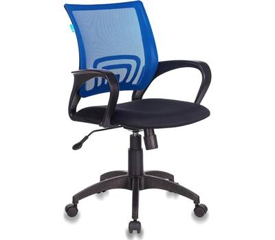 Офисное кресло БЮРОКРАТ CH-695N спинка сетка синий TW-05 сиденье черный TW-11 сетка/ткань