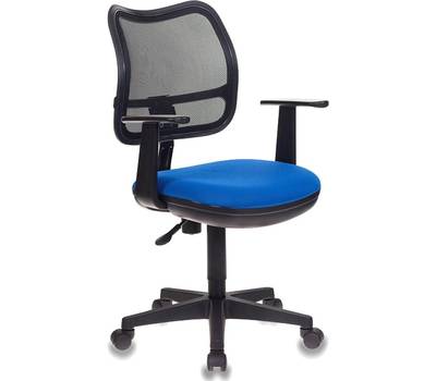 Офисное кресло БЮРОКРАТ Ch-797AXSN спинка сетка черный сиденье синий 26-21 сетка/ткань