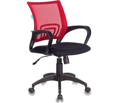 Офисное кресло БЮРОКРАТ CH-695N спинка сетка красный TW-35N сиденье черный TW-11 сетка/ткань