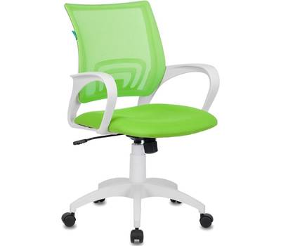 Офисное кресло БЮРОКРАТ CH-W695N салатовый TW-03A TW-18 сетка/ткань (пластик белый)