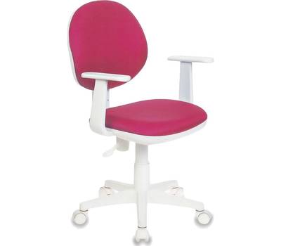 Офисное кресло БЮРОКРАТ Ch-W356AXSN розовый 15-55 колеса белый (пластик белый)