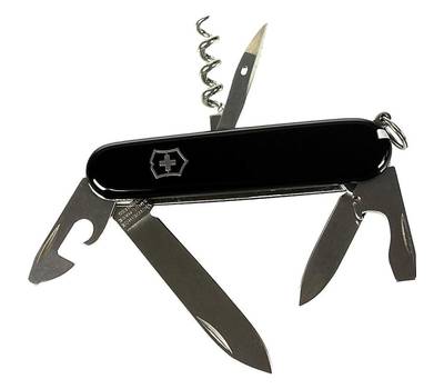 Нож перочинный VICTORINOX Spartan Black 1.3603.3 91 мм. 12 ф