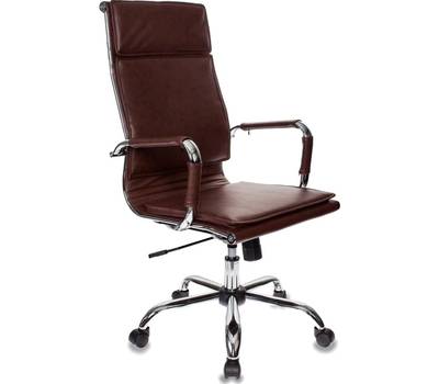 Офисное кресло БЮРОКРАТ Ch-993 коричневый искусственная кожа крестовина хром