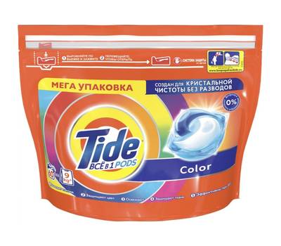 Средство для стирки TIDE Color Всё в 1 (упак.:60шт) (81721407)