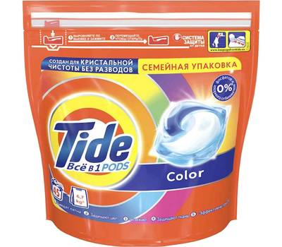 Средство для стирки TIDE Color Всё в 1 (упак.:45шт) (81721313)