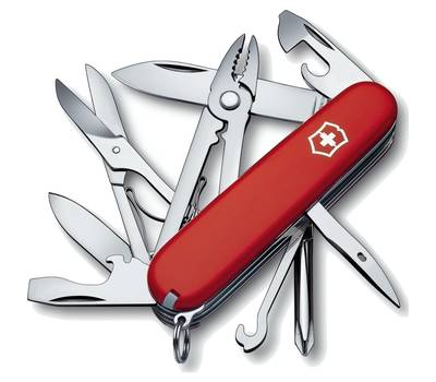 Нож перочинный VICTORINOX 1.4723 Deluxe Tinker 17 ф, красный