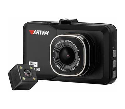 Видеорегистратор ARTWAY AutoCam AV-394 черный 2Mpix 1080x1920 1080i 120гр. Ambarella