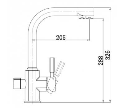 Смеситель для кухни KAISER 40144-7 ORA