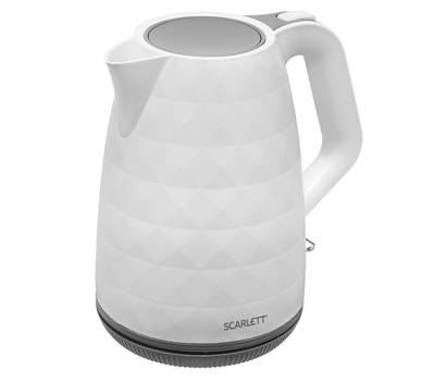 Чайник электрический SCARLETT SC-EK18P49 белый с серым