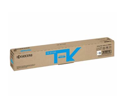 Картридж Kyocera Mita TK-8115C Тонер-, Cyan {M8124cidn/M8130cidn (6000стр.)}