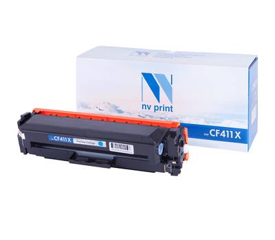 Картридж NV PRINT CF411X для Laser Jet Pro M377dw/M452nw/M452dn/M477fdn/M477fdw/M477fnw, Cyan, 500