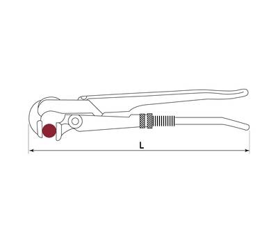 Ключ трубный рычажный Thorvik BNPW02L