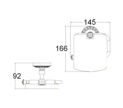 Бумагодержатель ZorG Sanitary AZR 08 BR