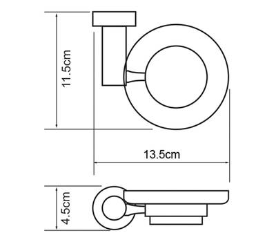 Мыльница WasserKRAFT Donau K-9429