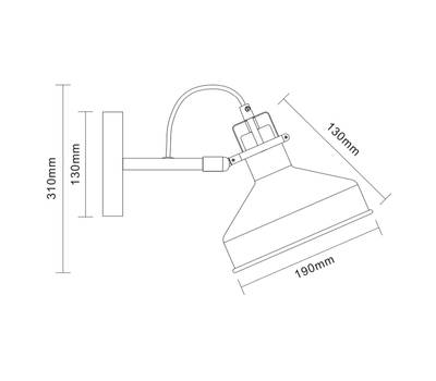 Светильник настенный CAMELION WML-425 С71