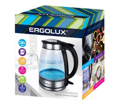 Чайник электрический ERGOLUX ELX-KG02-C42