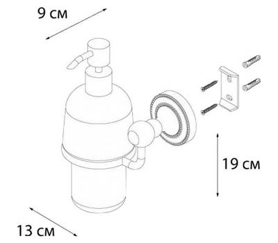 Дозатор жидкого мыла FIXSEN FX-41112