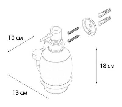 Дозатор жидкого мыла FIXSEN FX-78512