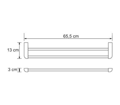 Держатель полотенца WasserKRAFT Kammel K-8340