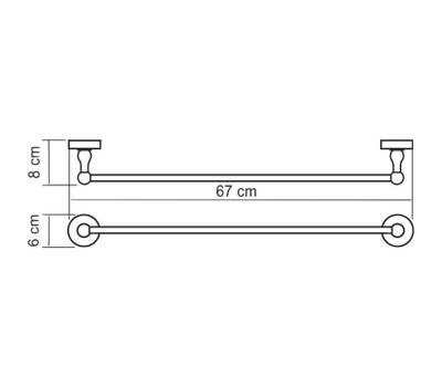 Держатель полотенца WasserKRAFT Diemel K-2230